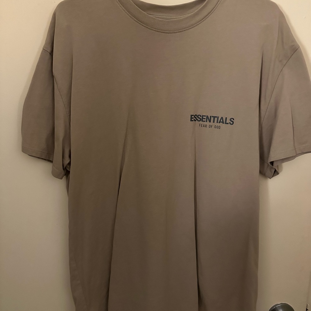 Fear of God Tan Short Sleeve Tee